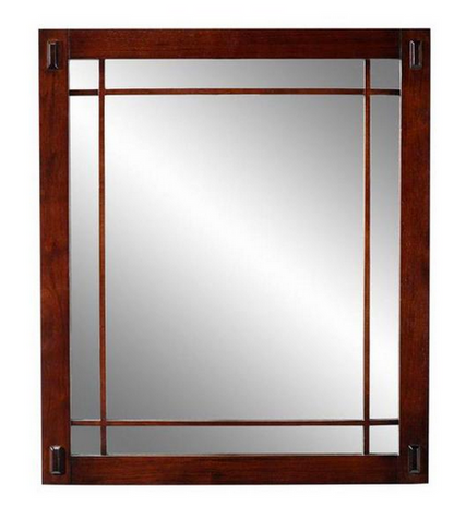 Artisan 26 in W x 30 in H Framed Rectangular Bathroom Vanity Mirror