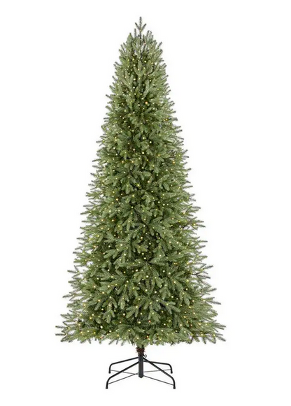 Home Accents Holiday 7.5 Foot Jackson Noble Fir Slim LED Pre-Lit Tree (T23)