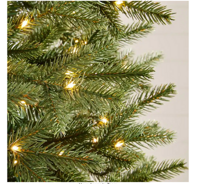 Home Accents Holiday 7.5 Foot Jackson Noble Fir Slim LED Pre-Lit Tree (T23)