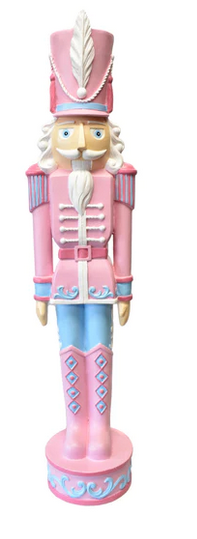 Sugar Confection Resin Three Foot Nutcracker