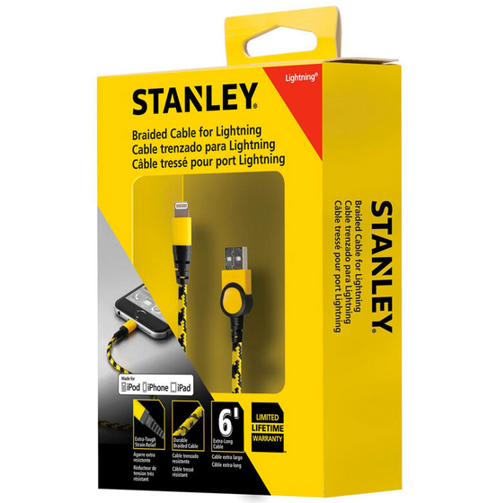 Stanley 6 Foot Braided Iphone Charger Cable