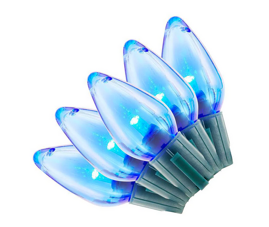 Home Accents Holiday 25 Blue C9 LED Lights