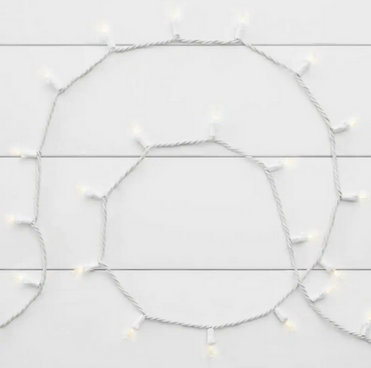 Home Accents Holiday 100 Warm White Mini LED Lights- White Wire