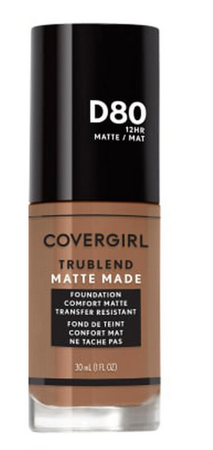 Covergirl Trublend Matte Made Liquid Foundation - D80 Soft Sable