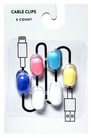 6 Pack Cable Clips