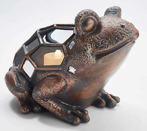Mirrored Frog LED Lit Luminary