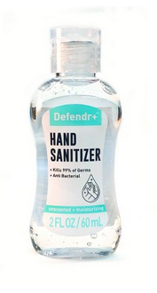 Defendr + Hand Sanitizer - Small Bottle