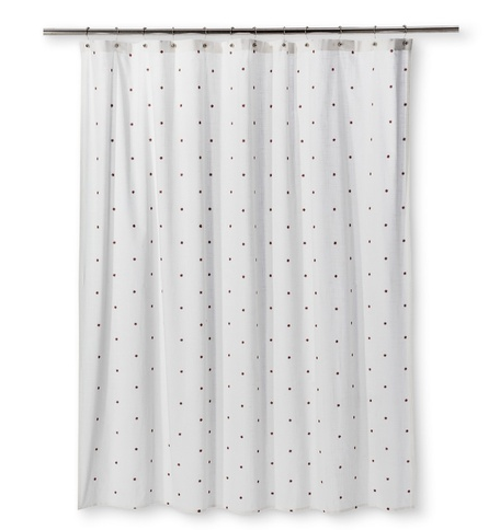 Threshold Embroidered Mini Floral Shower Curtain