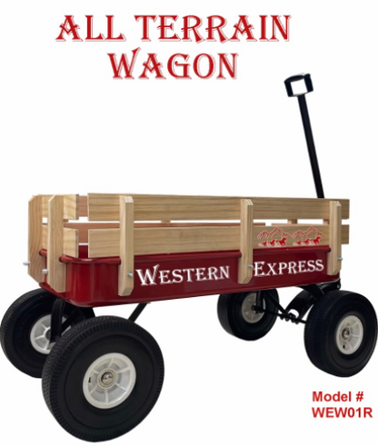 Western Express All Terrain Red Wagon