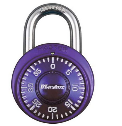 Master Lock Combination Lock - Purple