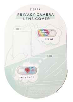 2 Pack Privacy Camera Lens Cover - Rainbow/Floral
