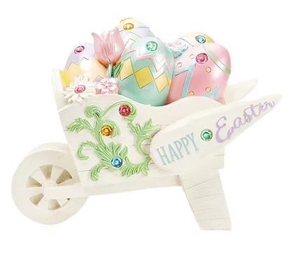 Willow Manor Illuminated Easter Wheelbarrow