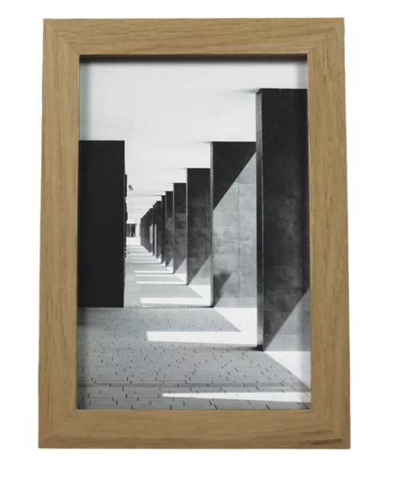 Thin Natural Wood Grain Frame - 4X6
