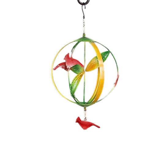 Compass Home Metal Cardinal Hanging Wind Spinner
