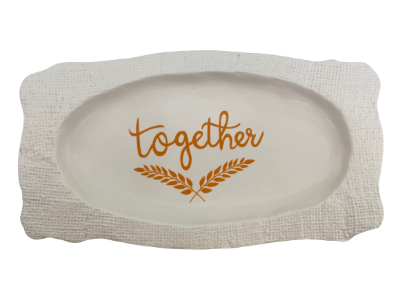 Together Rectangle Fall Platter