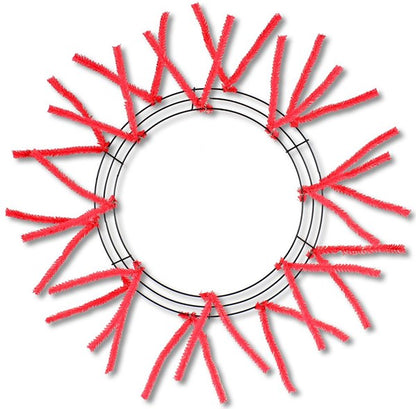 25 Inch Red Pencil Work Wreath