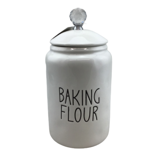 White Canister "Baking Flour"