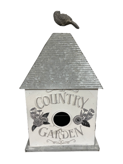 Metal Country Bird House