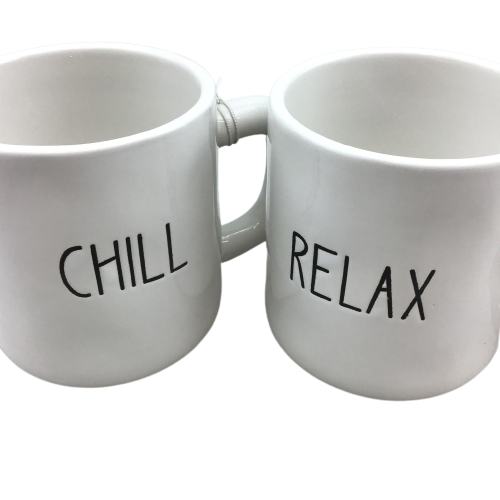 Ceramic Mugs Relax or Chill