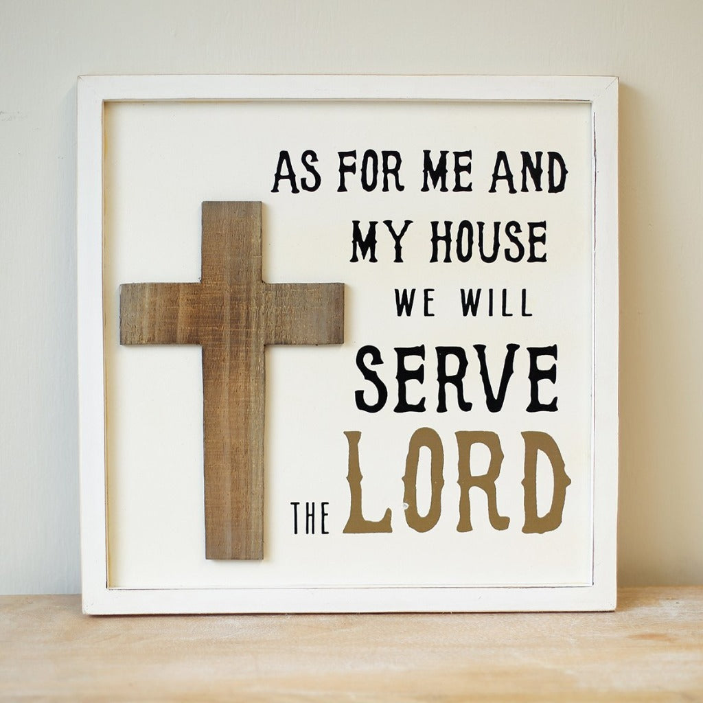 Serve The Lord Wall Decor