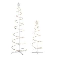 Home Accents Holiday 2 Piece LED Spiral Trees (Open Box)