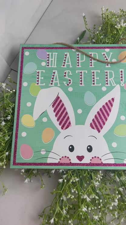 Happy Easter Hanging Wall Sign