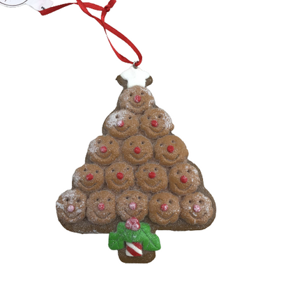 Frosted Gingerbread Cookie Tree