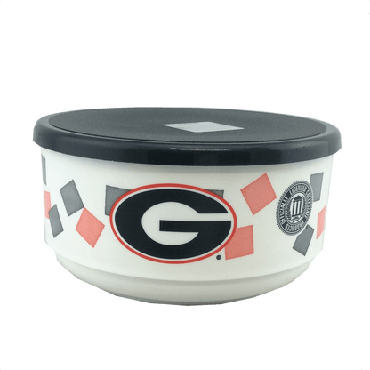 Georgia University Plastic Bowls - Set of 3