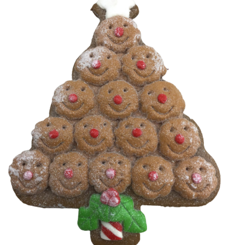Frosted Gingerbread Cookie Tree