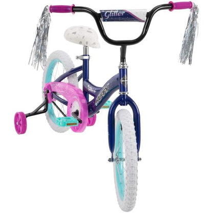 Huffy Purple Glitter 16 Inch Kids Bike