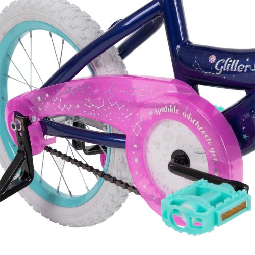 Huffy Purple Glitter 16 Inch Kids Bike TMIGifts