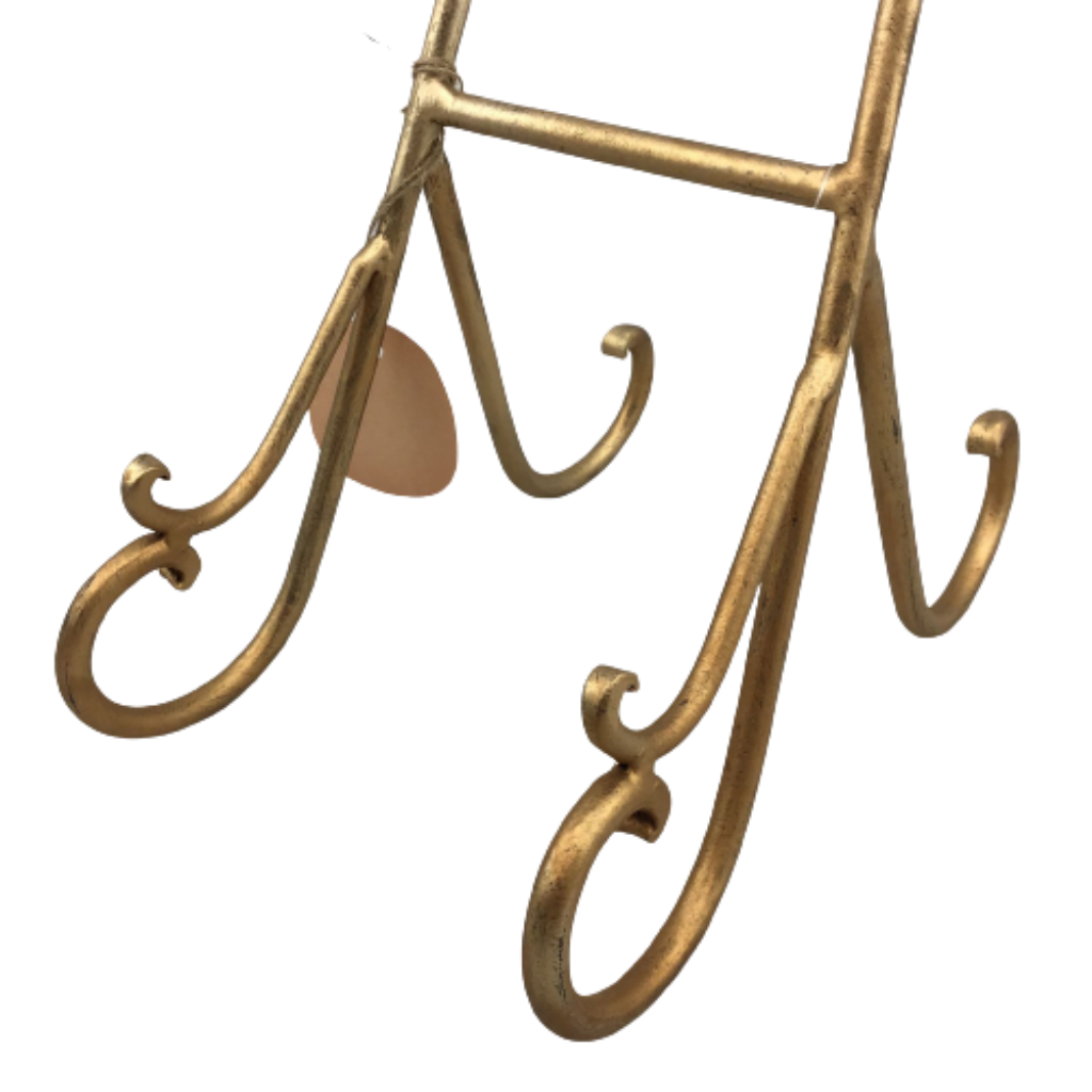 18.5 Inch Metal Easel with Gold Finish