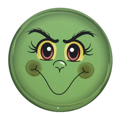 12 Inch Metal Monster Face Sign