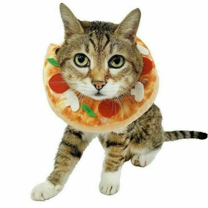 Hyde and Eek Boutique Cat Pizza Costume Collar