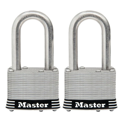 Master Lock Stainless Steel Lock - 2 Pack