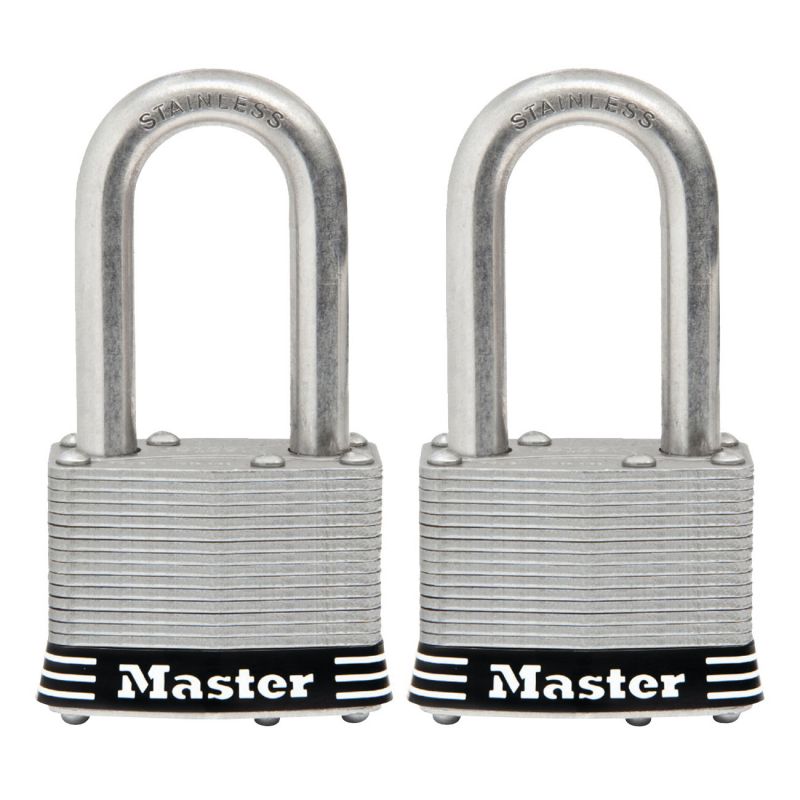 Master Lock Stainless Steel Lock - 2 Pack