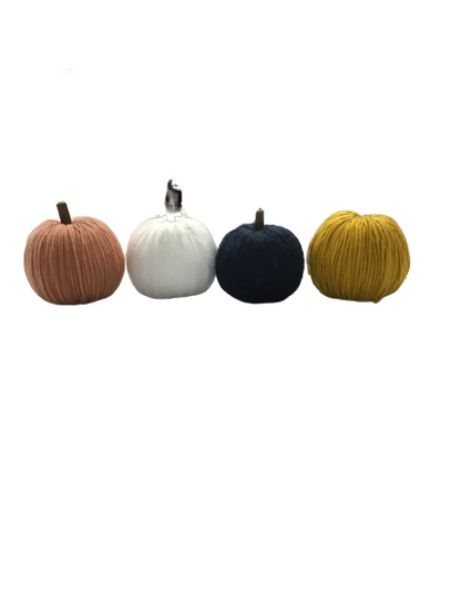 Mini Yarn Pumpkin Colors