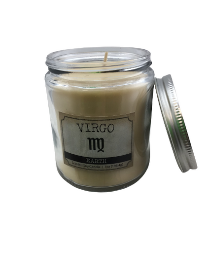 Scented Soy Candle- Virgo- Earth