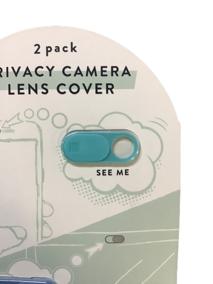 2 Pack Privacy Camera Lens Cover - Blue