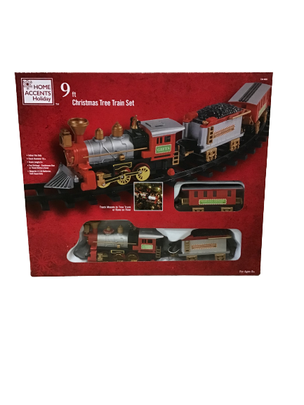 Home Accents Holiday 9 Foot Christmas Tree Train Set