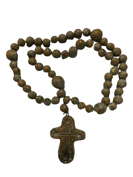 Large Rosary Beads - Brown