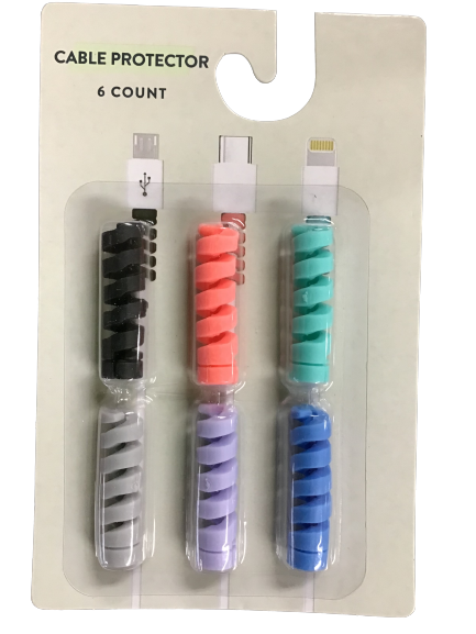 6 Pack Spiral Cable Protectors