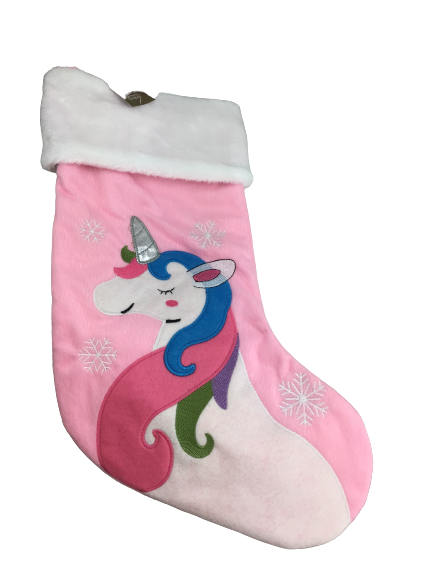 Pink Unicorn Stocking