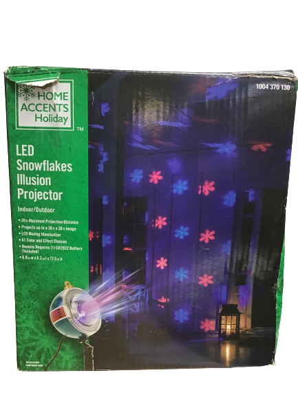 Home Accents Holiday LED Snowflakes Illusion Projector (Open Box)