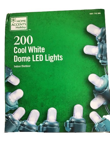 Home Accents Holiday 200 Cool White Dome LED Lights (Open Box)