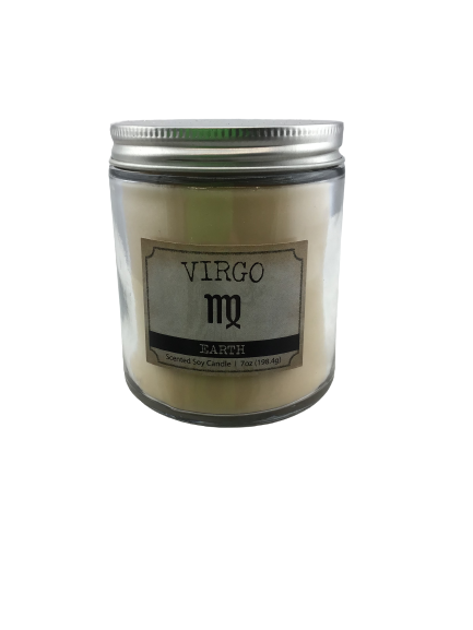 Scented Soy Candle- Virgo- Earth