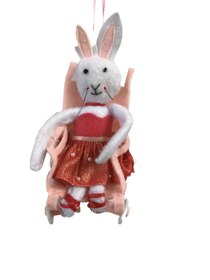 Rabbit Ballerina Ornament