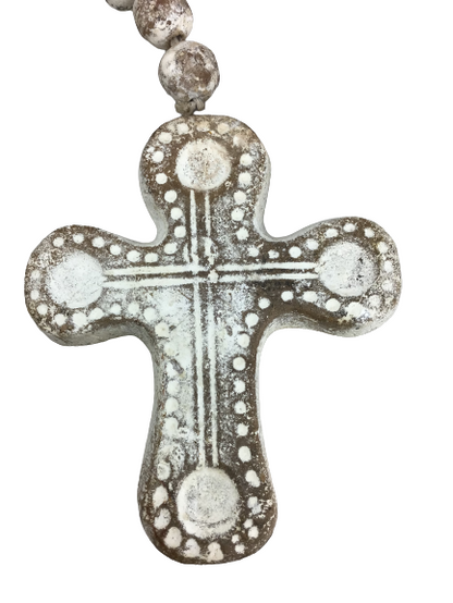 Extra Large Rosary Beads - White