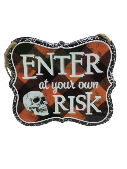 Halloween Embossed Sign 3 Styles