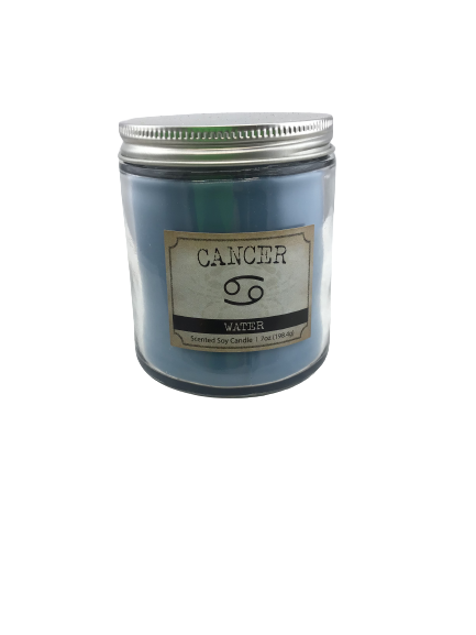Scented Soy Candle Cancer-Water